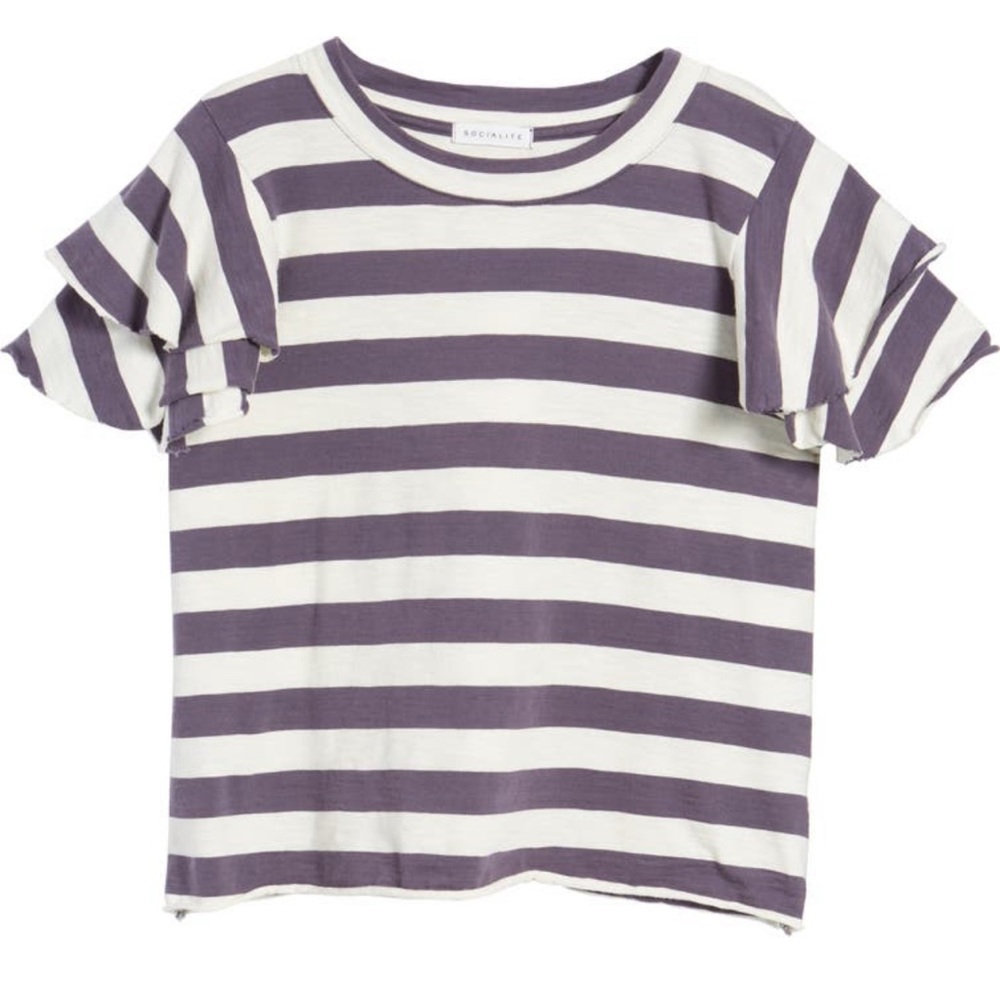BP. classic tee with lightly fluttering sleeves- SIZE SMALL- NWOT